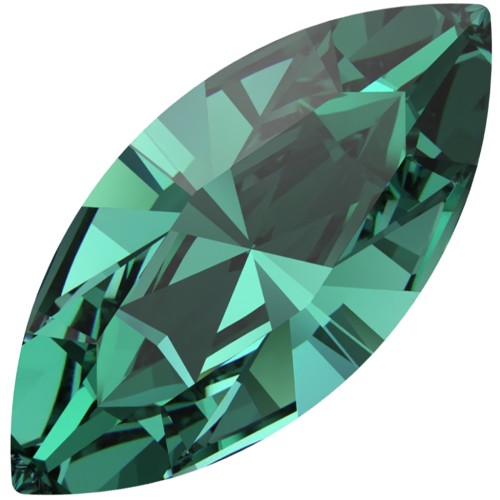 Navette Swarovski 4228 15x7 mm - ReCreated Verde Caribe x1