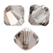 Peonzas de cristal Swarovski 5328 5 mm - Cristal Bronce x20