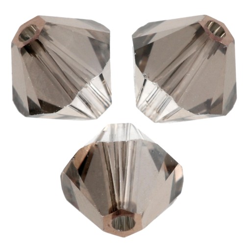 Peonzas de cristal Swarovski 5328 6 mm - Cristal Bronce x20