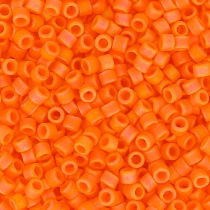 Miyuki Delica 11/0 DB1593 - Mat Opaque Mandarin AB x 8g