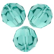 Cuenta redonda Swarovski 5000 8 mm - ReCreated Caribbean Green x1