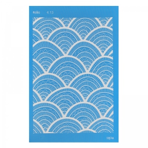 Silk Screen Moiko 74x105 mm - Motivo escamas 4.13