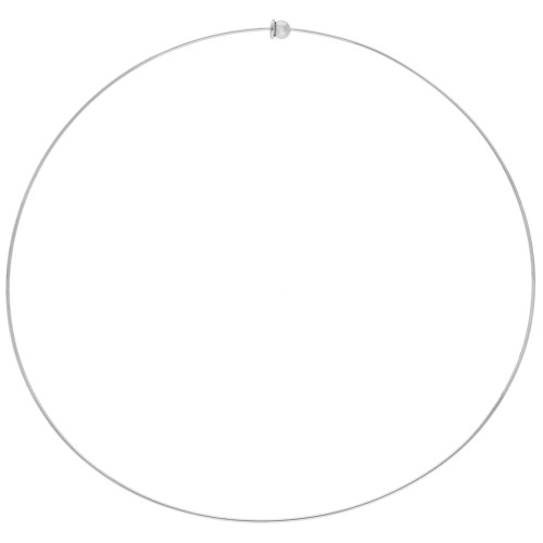 Gargantilla rígida de 1,1 mm con cierre de bola - acero inoxidable 304 x 15cm