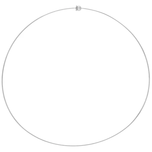 Gargantilla rígida de 1,1 mm con cierre de bola - acero inoxidable 304 x 15cm