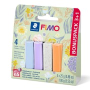 Multicolor - Surtido de 4 colores de pasta Fimo Soft y Effect - Floral x1 Surtido de 4 colores de pasta Fimo Soft y Effect - Floral x1