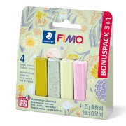 Multicolor - Surtido de 4 colores de pasta Fimo Soft y Effect - Primavera x1 Surtido de 4 colores de pasta Fimo Soft y Effect - Primavera x1