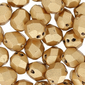 RounTrio Facettes 6 mm Gold Mat x15