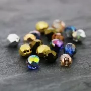 RounTrio Facettes 6 mm Gold Mat x15