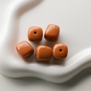 Cuentas cubo irregular 16x17 mm - segunda opción - Acrílico opaco - Senois x10