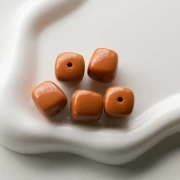 Cuentas cubo irregular 16x17 mm - segunda opción - Acrílico opaco - Senois x10