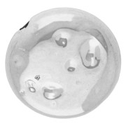 Cuentas redondas planas - palet martillado 12 mm - CCB acrílico metalizado - Plateado x10