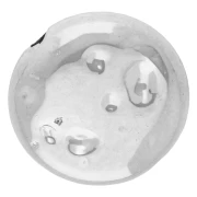 Cuentas redondas planas - palet martillado 12 mm - CCB acrílico metalizado - Plateado x10
