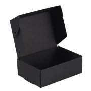 Caja de regalo para montar uno mismo, 8,3 x 6 x 3 cm - Negra x1