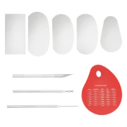Juego de 9 accesorios para modelar arcilla y pasta polimérica