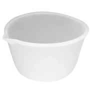 Vaso medidor de silicona graduado de 600 ml con pico vertedor - Transparente x1