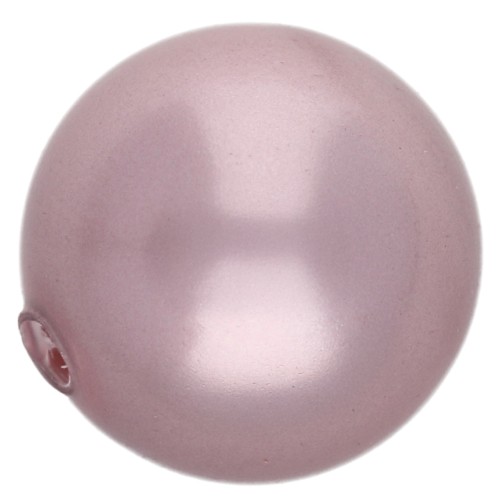 Perla Swarovski semi-perforada 5818 6 mm - Cristal Vintage Rose Pearl x1