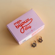 Mis joyas DIY - Kit de pendientes de flores con técnica de tejido Miyuki|raw }}