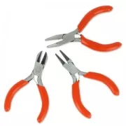 Kit de 3 mini pinzas en una bolsa de arpillera de imitación