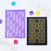 2 Moiko Silk Screens apilables para arcilla polimérica 74x105 mm - Motivo leopardo