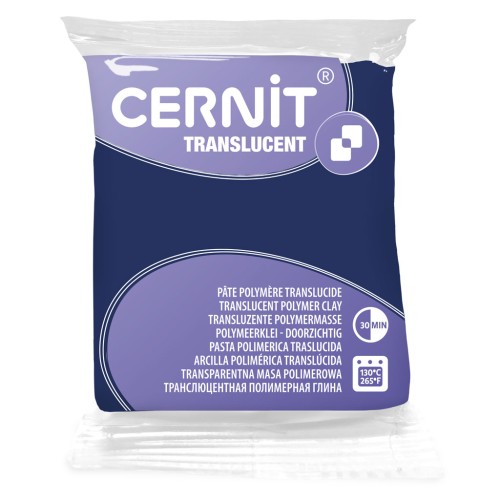 Pasta Cernit translúcida - Arándano (n.º 249) x 56 g