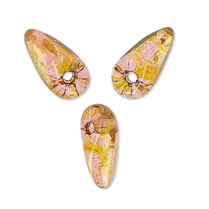 Mini Dagas de Cristal 6x2.5 mm - Topacio Oro Rosa Brillante x5g