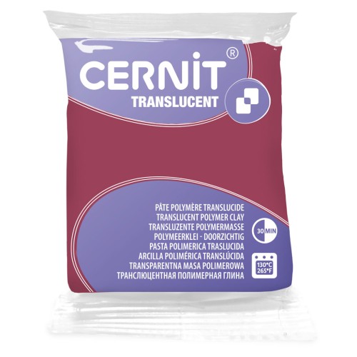 Pasta Cernit translúcida - Granada (n.º 453) x 56 g