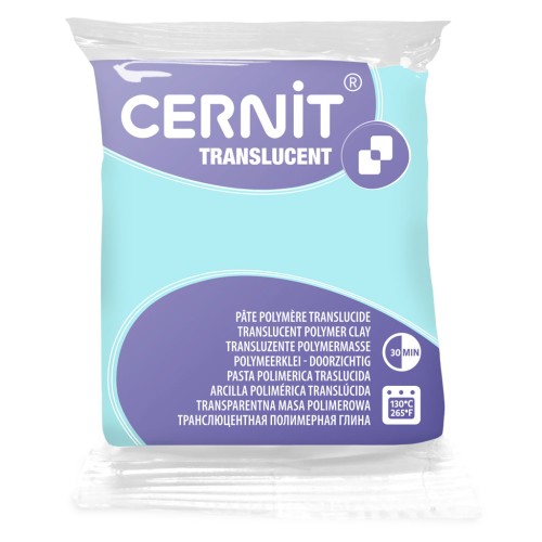 Pasta Cernit translúcida - Jade (n.º 641) x 56 g