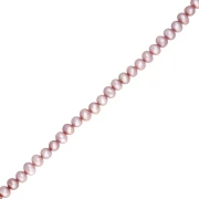 Perla de agua dulce aceitunas irregulares 6.5x5.5 mm - Grado AAA - Rosa nacarado x39cm