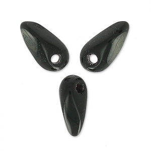 Mini Dagas de Cristal 6x2,5 mm - Jet x5g