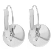 Pendientes para cabujón Rivoli 1122 10 mm - acero inoxidable 303L x2