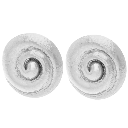 Pendientes de concha de 25 mm - Acero inoxidable 304 x2
