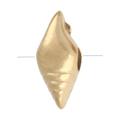 Cuentas de concha 8x3,5 mm - Acero inoxidable dorado 304 x4