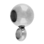 Cuenta pasante para dijes de 5 mm con un agujero de 1,6 mm - Acero inoxidable 304 x5