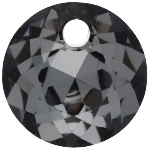 Swarovski 6430 Colgante 8 mm - Cristal Plata Noche x1