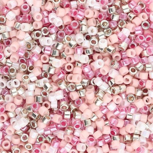 Mix Miyuki Delica 11/0 - Rosa claro x8g