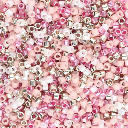 Mix Miyuki Delica 11/0 - Rosa claro x8g