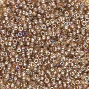 Rocalla Miyuki 15/0 55019 - Cristal Marrón Arco Iris x8g