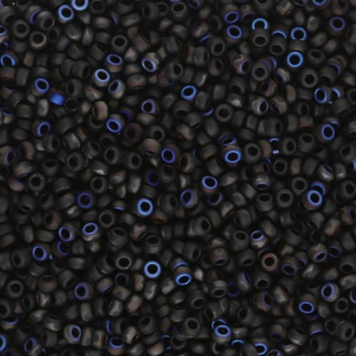 Rocalla Miyuki 15/0 55042 - Azuro Negro Mate x8g