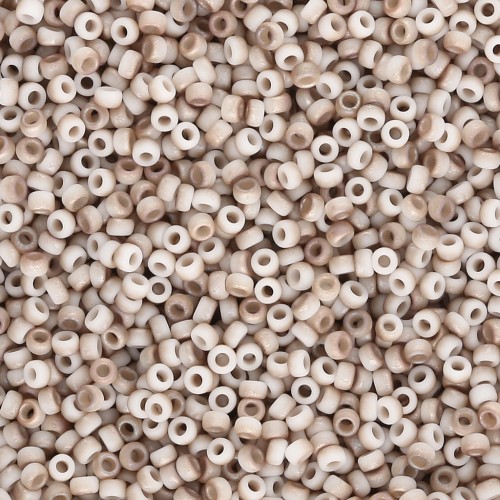Rocaille Miyuki 15/0 55063 - Celsian Mat Blanco Opaco x8g