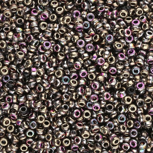 Rocaille Miyuki 15/0 55073 - Negro California Verde x8g