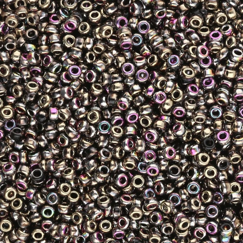 Rocaille Miyuki 15/0 55073 - Negro California Verde x8g