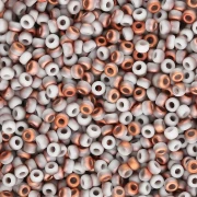 Cuentas Rocalla Miyuki 11/0 55066 - Blanco opaco «Sunset Mat» x8 g