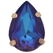 Crystal - Cristal engastado Aurora A4320 Drop 14 x 10 mm - Dorado - Crystal Lilac Delite x1 Cristal engastado Aurora A4320 Drop 14 x 10 mm - Dorado - Crystal Lilac Delite x1