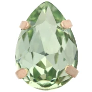 Cristal engastado Aurora A4320 Drop 14 x 10 mm - Dorado - Crisolita x1