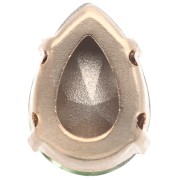 Cristal engastado Aurora A4320 Drop 14 x 10 mm - Dorado - Crisolita x1