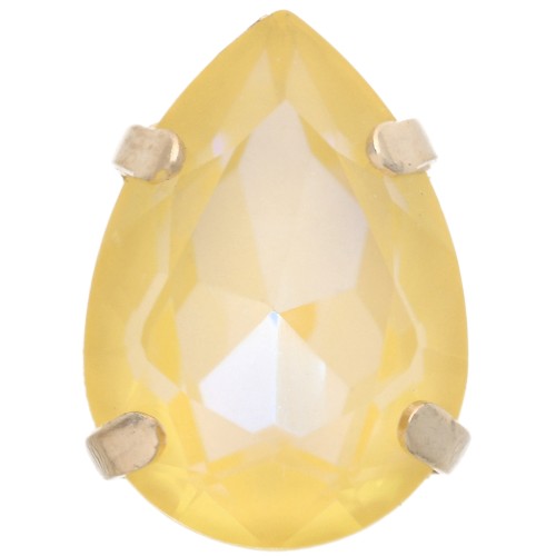 Cristal engastado Aurora A4320 Drop 14 x 10 mm - Dorado - Crystal Sunshine Delite x1