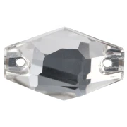 Cabujón - entrepieza Aurora A3261 18 x 11 mm - Cristal x1