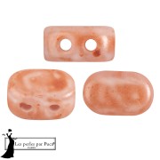 Cuentas de vidrio Lipsi® de Puca® 4x6 mm - Mishmash Peach x10g