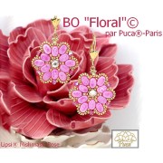 Cuentas de vidrio Lipsi® de Puca® 4x6 mm - Pink Mishmash x10g