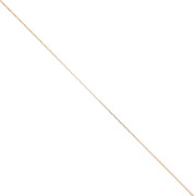 Cadena de malla veneciana de 0,8 mm - Chapada en oro de 3 micras x 20 cm